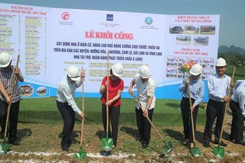 106 hộ dân được hỗ trợ xây dựng nhà ở phòng tránh thiên tai
