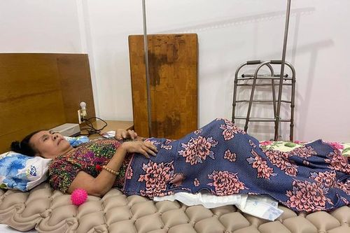Nghệ sĩ Hoàng Lan phẫu thuật thành công vùng lưng bị hoại tử
