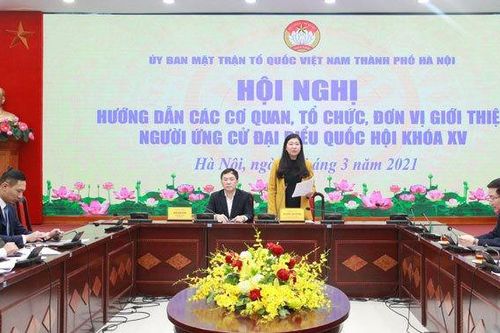 Hà Nội: 14 đại biểu Quốc hội được phân bổ do trung ương giới thiệu