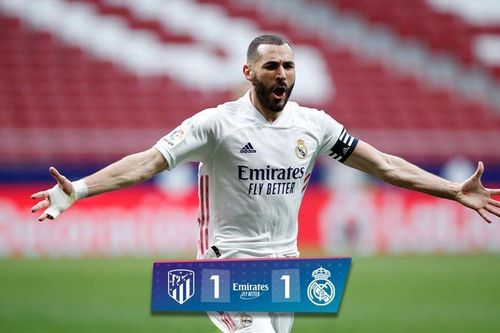 Benzema giúp Real thoát thua Atletico phút chót