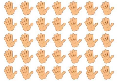 Thách thức thị giác 5 giây: Đố bạn tìm ra một bàn tay khác biệt trong tranh