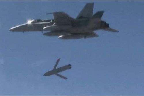 Tiêm kích F-15 của Mỹ phóng tên lửa hành trình gần căn cứ Hải quân Nga