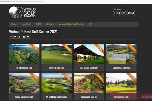 Bình chọn cho du lịch Việt Nam tại Giải thưởng Golf thế giới 2021
