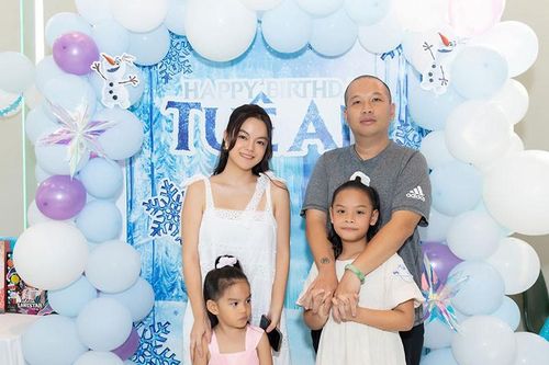 Phạm Quỳnh Anh hội ngộ chồng cũ mừng sinh nhật con gái út