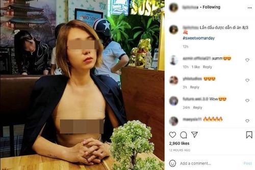 Người phụ nữ 'thả rông' vòng 1 lại khiến netizen phẫn nộ cực độ