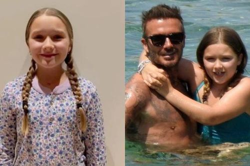9 tuổi, Harper Beckham ngày càng cao lớn, độ nổi tiếng còn vượt xa các anh trai