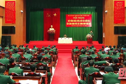 Bộ Chỉ huy Quân sự tỉnh tổ chức hội nghị hiệp đồng nhiệm vụ huấn luyện năm 2021