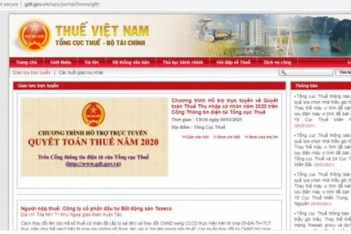 Đang trực tuyến hỗ trợ quyết toán thuế thu nhập cá nhân năm 2020