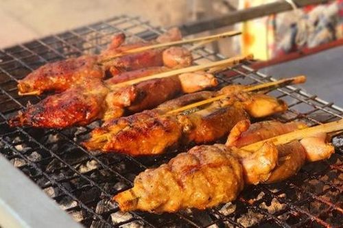 Ếch nướng kiểu Campuchia mập ú ở An Giang