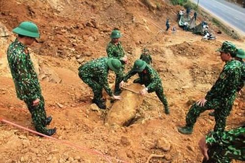 Sơn La hủy nổ thành công quả bom nặng khoảng 500kg