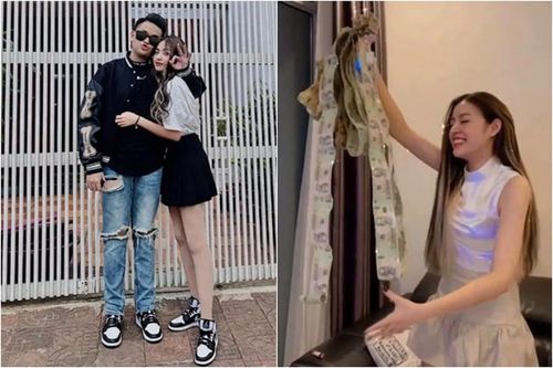 Khoe quà người yêu tặng, hot girl 'trứng rán cần mỡ' gây sốt