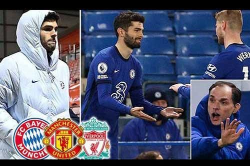 Pulisic chán Chelsea, 3 ông lớn MU, Liverpool và Bayern sẵn sàng chào đón