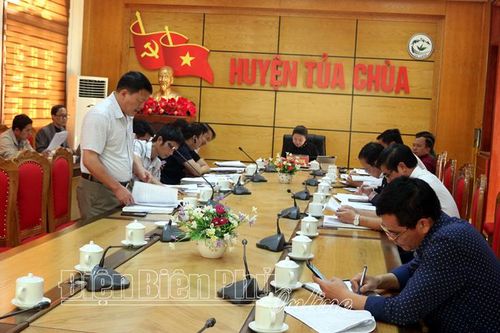 Tủa Chùa tích cực triển khai công tác chuẩn bị bầu cử