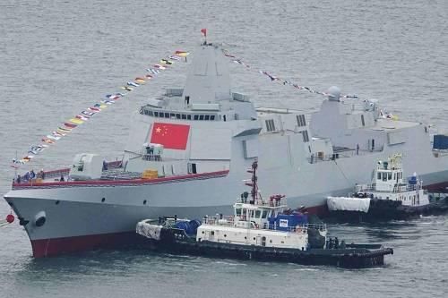 Trung Quốc biên chế thêm khu trục hạm hạng nặng Type 055