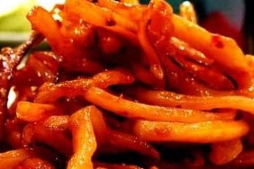 Cách làm mực khô rim mắm tỏi ngon như ngoài hàng