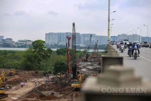 Toàn cảnh dự án cầu Vĩnh Tuy 2 vượt sông Hồng trị giá hơn 2.500 tỷ ở Hà Nội