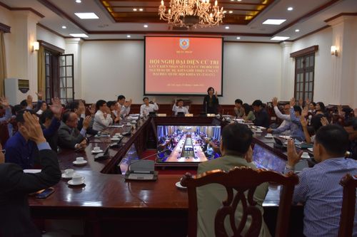 Hội nghị giới thiệu Bộ trưởng Lê Thành Long ứng cử Đại biểu Quốc hội khóa XV (tái cử)
