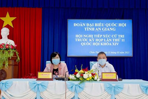 Đoàn đại biểu Quốc hội tỉnh An Giang tiếp xúc cử tri huyện Châu Thành