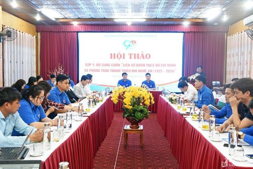 Góp ý, bổ sung cuốn 'Lịch sử Đoàn TNCS Hồ Chí Minh và phong trào thanh thiếu nhi Nghệ An'