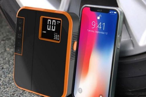 Máy bơm lốp ô tô nhỏ như chiếc iPhone, giá 109 USD