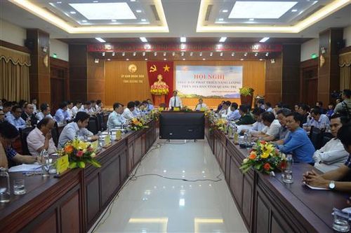 Hội nghị thúc đẩy phát triển năng lượng trên địa bàn tỉnh Quảng Trị
