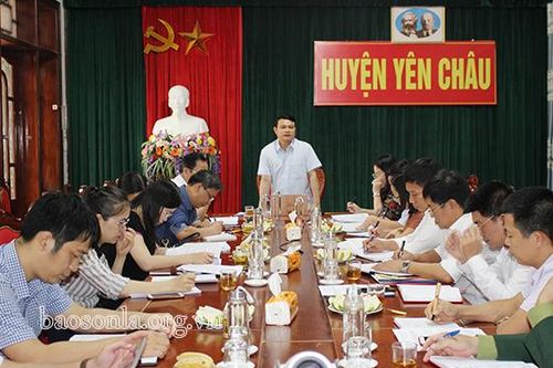 Đồng chí Phó Chủ tịch UBND tỉnh làm việc tại huyện Yên Châu
