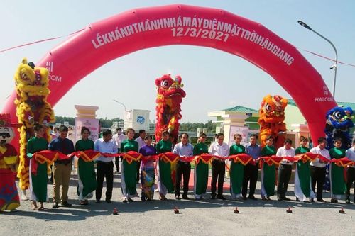 Halcom Việt Nam: Khánh thành Nhà máy Điện mặt trời Hậu Giang với tổng vốn đầu tư 700 tỷ đồng