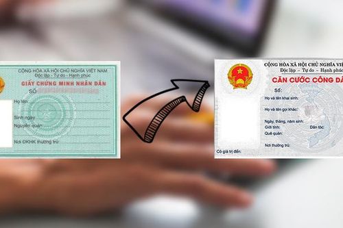 Infographic: Thủ tục đổi chứng minh thư sang căn cước công dân gắn chip