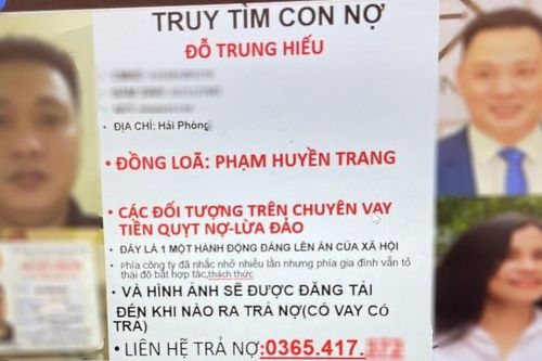 Nữ giám đốc cầu cứu vì bị ghép ảnh vào thông báo truy tìm con nợ