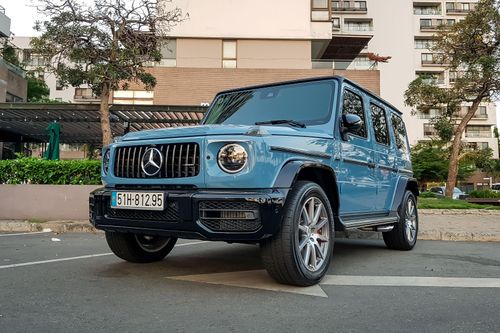 Chi tiết Mercedes-AMG G 63 China Blue của doanh nhân Nguyễn Quốc Cường