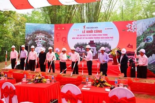 Đền thờ liệt sĩ tại Chiến trường Điện Biên Phủ sẽ được thực hiện trong 9 tháng