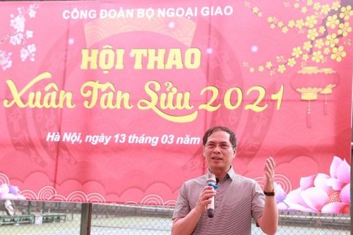 Công đoàn Bộ Ngoại giao tổ chức Hội thao Xuân 2021