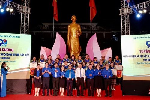 Thanh Hóa có 2 chi đoàn, 2 bí thư chi đoàn được tuyên dương