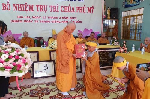 Gia Lai: Chùa Phú Mỹ (Ia Băng, Chư Prông) có tân trụ trì
