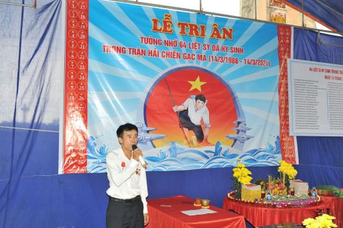 Tri ân tưởng nhớ 64 liệt sĩ Gạc Ma