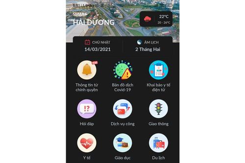 Kiểm soát dịch Covid-19 qua ứng dụng 'Smart Hải Dương'