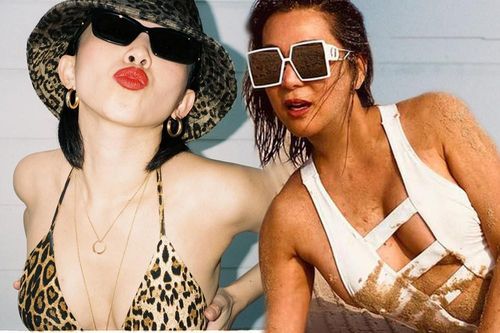 Diễm My diện bikini cắt xẻ táo bạo, MC Kỳ Duyên khoe vòng một nóng bỏng ở tuổi 56