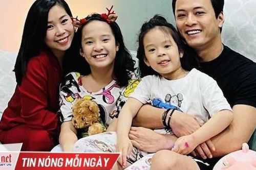 Hồng Đăng hạnh phúc ngập tràn bên vợ và 2 con gái