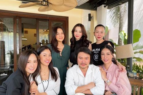 3 'chị đại' cùng bà trùm Hoa hậu hội ngộ mừng sinh nhật đạo diễn Hoàng Nhật Nam