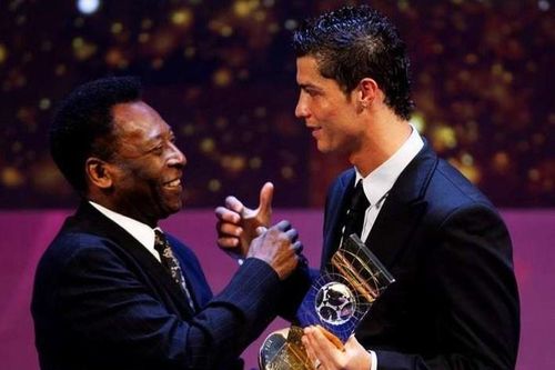 Pele thừa nhận bị Ronaldo vượt mặt