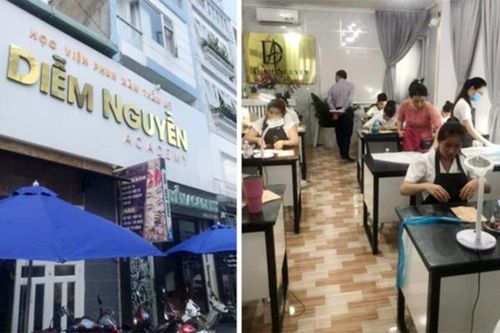Cơ sở thẩm mỹ không có giấy phép vẫn để biển hiệu dạy nghề