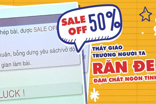 Thầy giáo trường người ta khiến học sinh không nhịn được cười: Răn đe nhưng vẫn đậm chất ngôn tình!