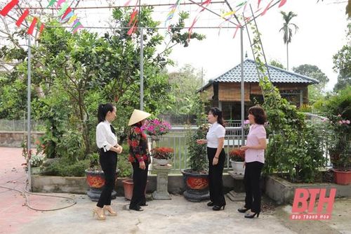 Lan tỏa mô hình 'Nhà sạch, vườn mẫu' của phụ nữ huyện Đông Sơn