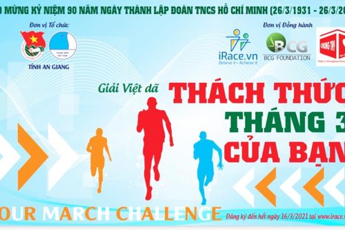 An Giang phát động Giải việt dã 'Thách thức tháng 3 của bạn'