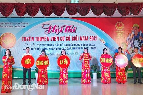Khai mạc hội thi Tuyên truyền viên cơ sở giỏi