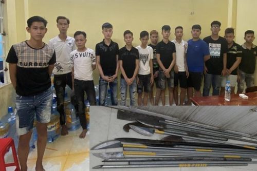 Gần 30 thanh niên vác dao, mã tấu hẹn nhau hỗn chiến lúc nửa đêm