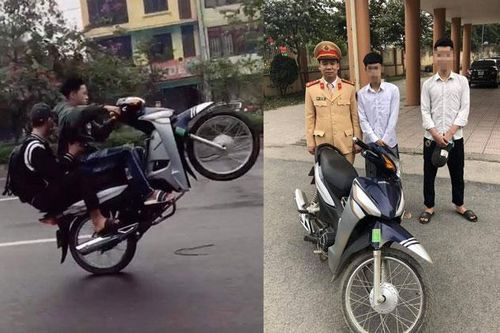 Xử phạt một nam thanh niên tái phạm bốc đầu xe máy, khoe trên mạng xã hội