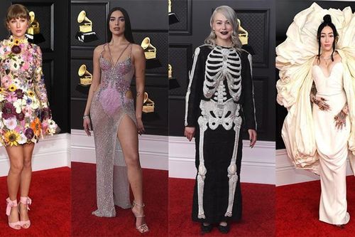 Cận cảnh những bộ trang phục từ đẹp mắt đến 'độc dị' tại thảm đỏ Grammy 2021