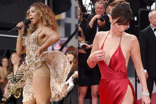 Beyoncé và dàn sao Hollywood gặp sự cố váy áo trên thảm đỏ