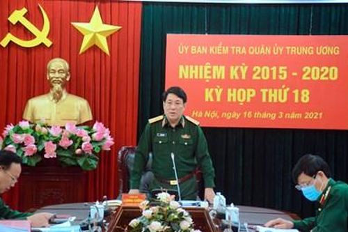 Ủy ban Kiểm tra Quân ủy Trung ương tổ chức kỳ họp thứ 18